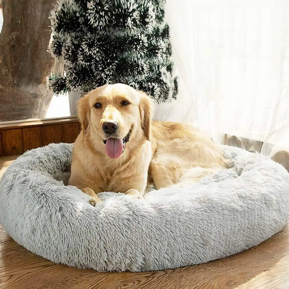 Donut Dog Bed Warm Soft, Bed Cover Washable, Sofa Cushion