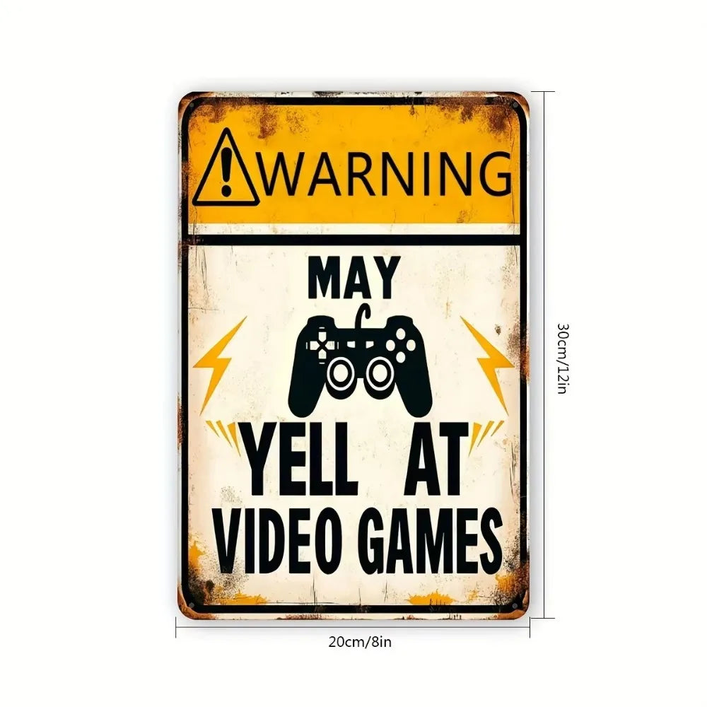 Vintage Metal Wall Art Sign