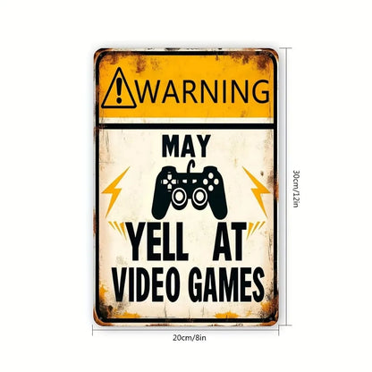 Vintage Metal Wall Art Sign