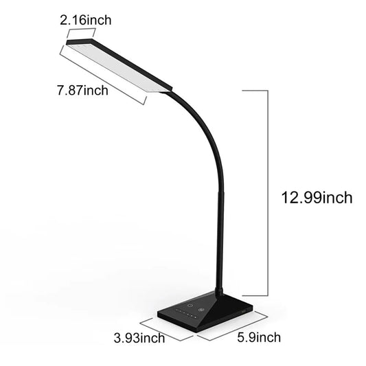 12W 72LED Desk Lamp Flexible Touch Sensor LED Reading Dimmable Lamp Night Light