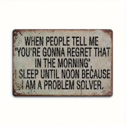 Man Cave Essential Metal Wall Sculpture Sign –