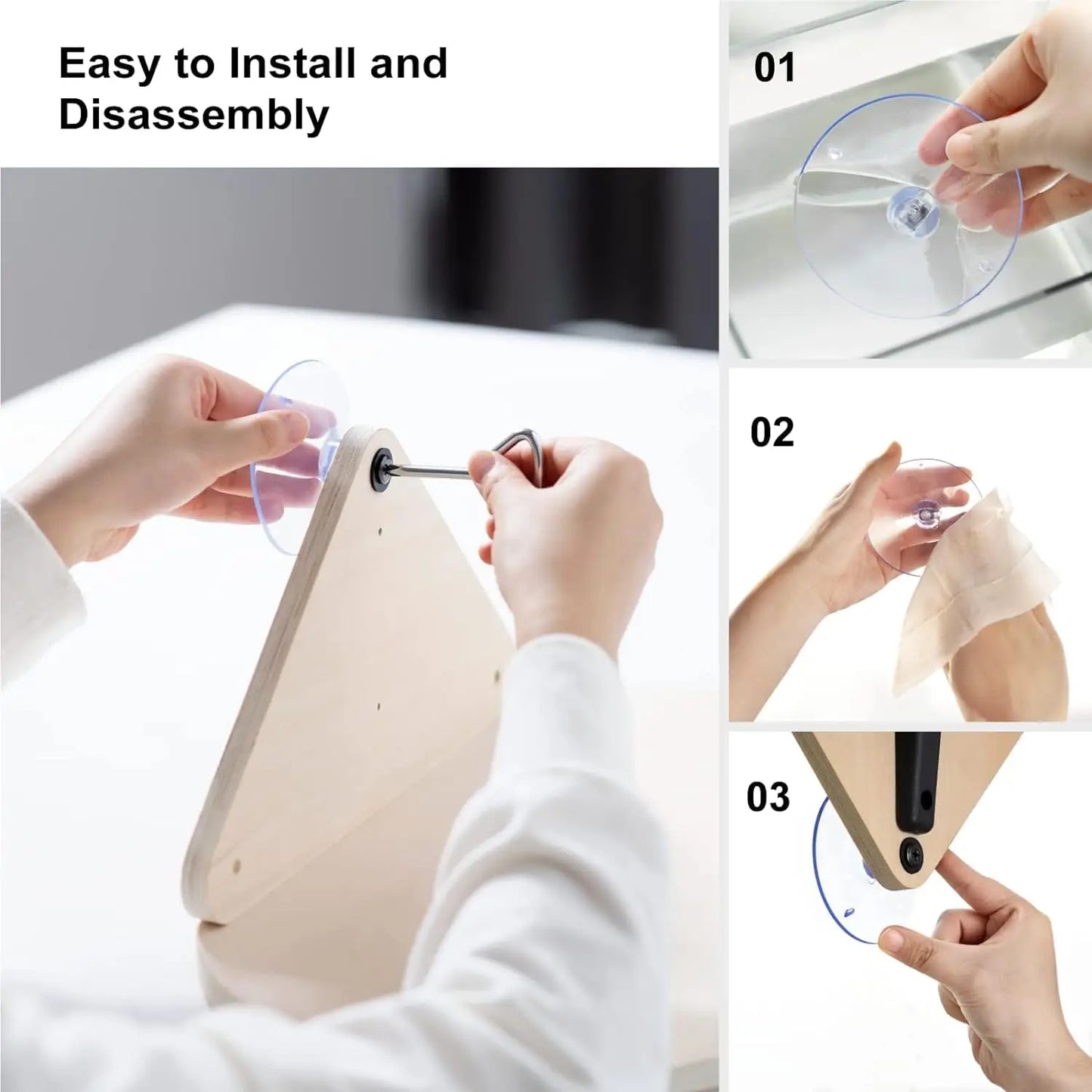Cat Window Perch Hammock with Climbing Steps and Scratching Post Wooden Window Mounted