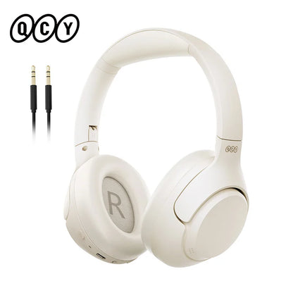Wireless Headphones Bluetooth 5.4 Hi-Res Audio Over Ear Noise Cancellation