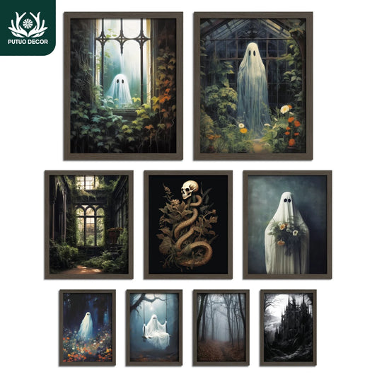 9pc Gothic Style Canvas Printin  wall decr