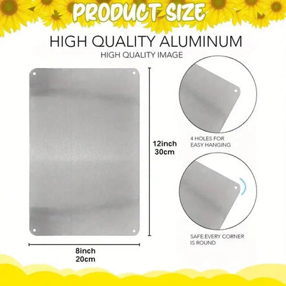 Outer Space Metal Sign Perfect for Astronaut-Themed Kids' Bedrooms