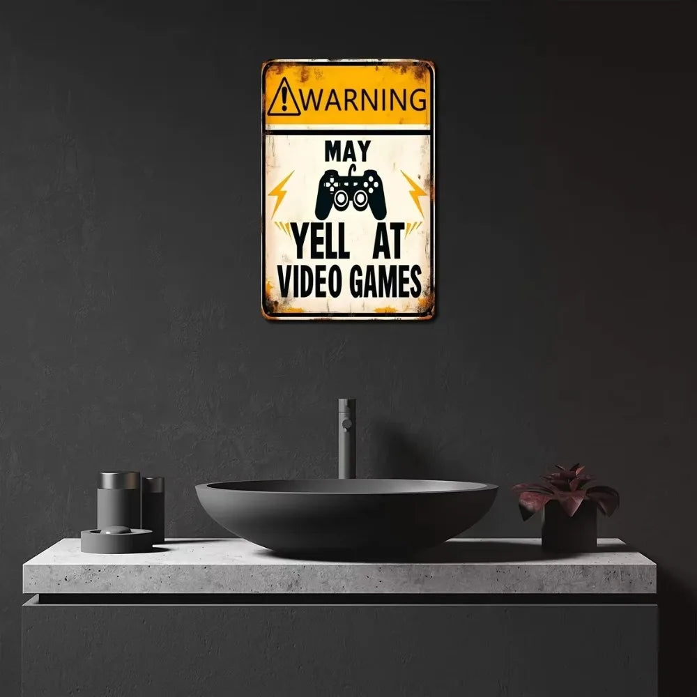 Vintage Metal Wall Art Sign