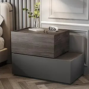Modern Nightstand Stackable Storage Drawers,Cabinet,