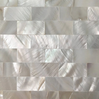 Mother of Pearl Mosaic Tile Natural Shell Kitchen Backsplash Bathroom Accent