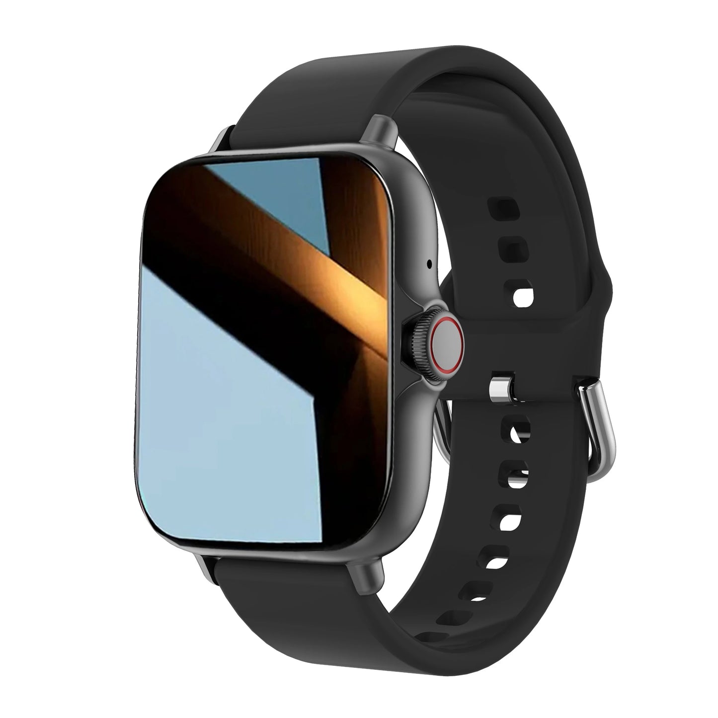 Smart watch with full touch screen, call, message reminder, compatible with iPhone/android mo