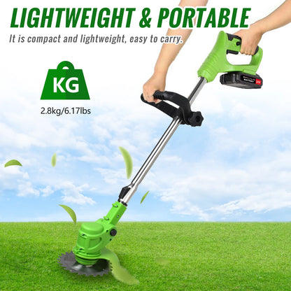 Weed Trimmer Lawn Electric Brushles 2-in-1 Cordless String Grass Trimmer