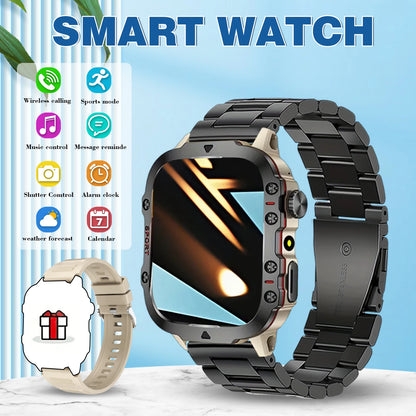 Smart Watch With Flashlight Function, Suitable For Iphone And Android Phones