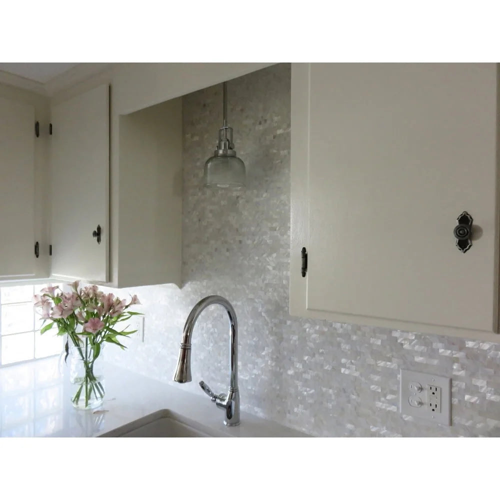 Mother of Pearl Mosaic Tile Natural Shell Kitchen Backsplash Bathroom Accent