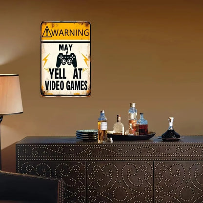 Vintage Metal Wall Art Sign