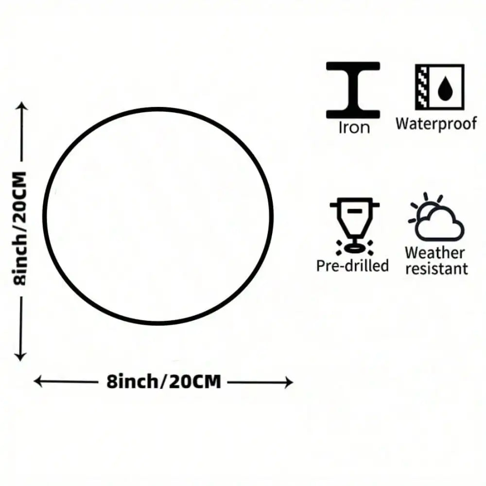 1pc 8x8" Humorous Quote Metal Sign,Home