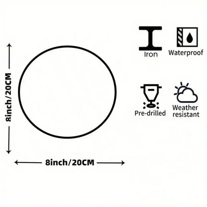 1pc 8x8" Humorous Quote Metal Sign,Home