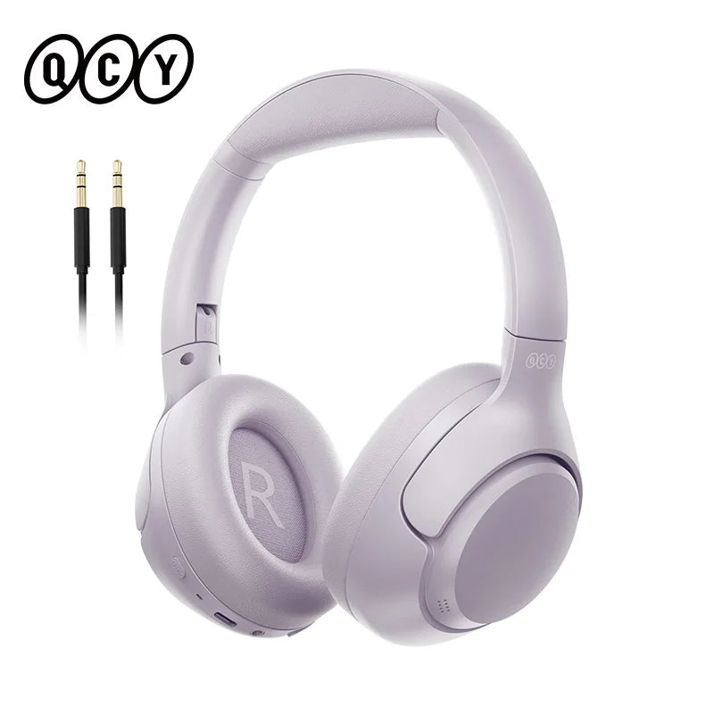 Wireless Headphones Bluetooth 5.4 Hi-Res Audio Over Ear Noise Cancellation