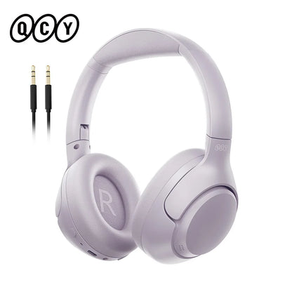 Wireless Headphones Bluetooth 5.4 Hi-Res Audio Over Ear Noise Cancellation