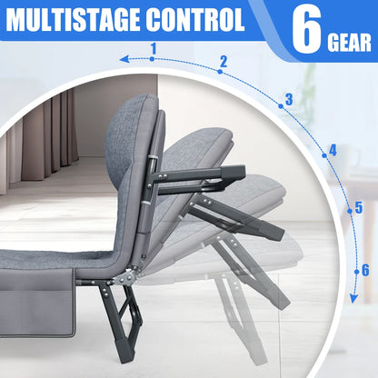 Single Chair Folding Bed, Lounge Chair
