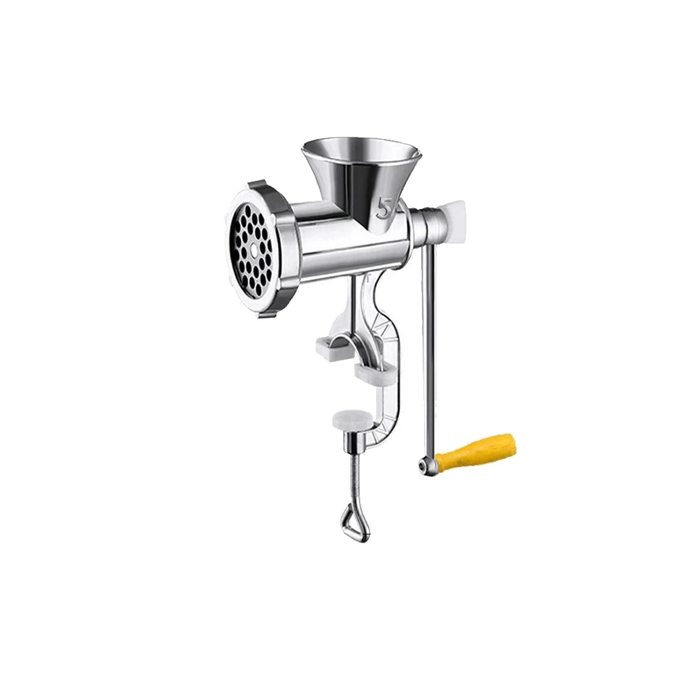 Stainless Steel Manual Meat Grinder, Multifunction Pasta Maker