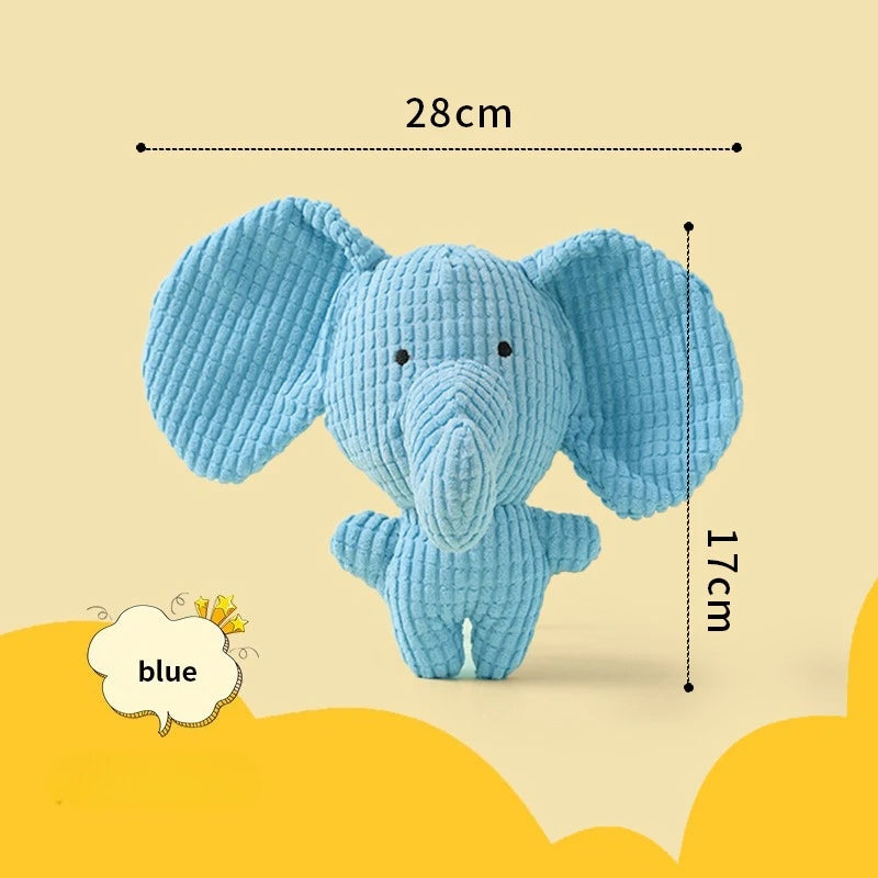 Plush Companion Sleeping Duck Dog Toys for Small Large Dogs Bite Resistant Teeth