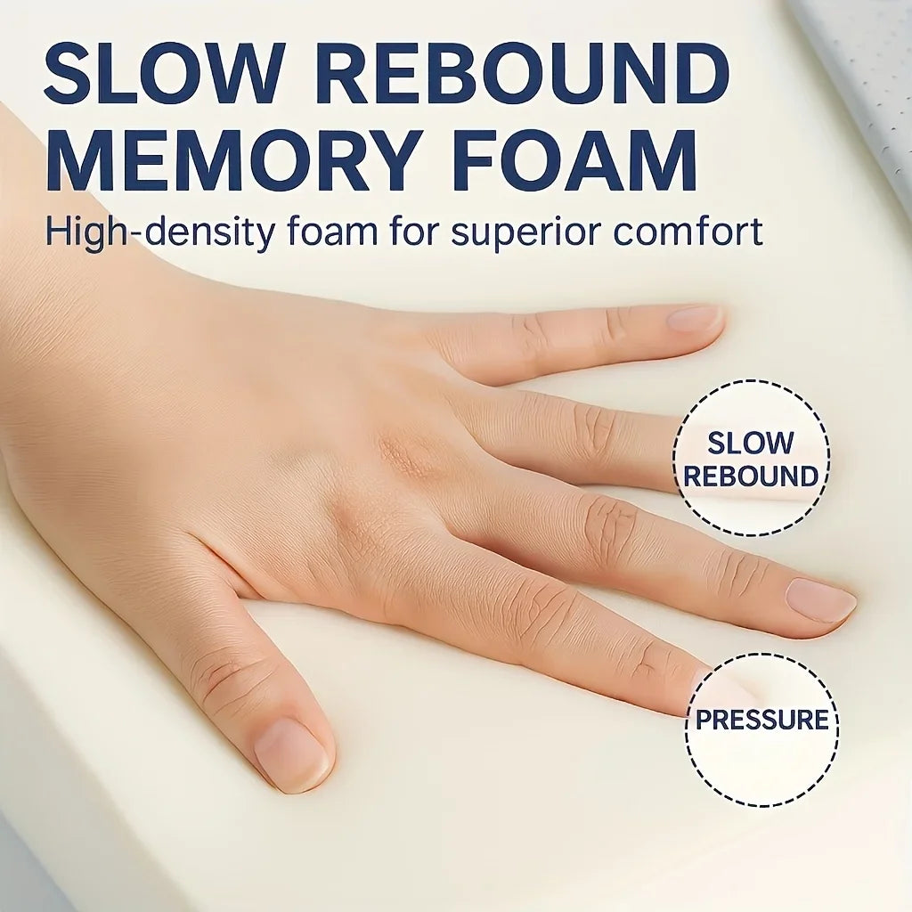 Memory foam seat cushion ergonomic pressure pad
