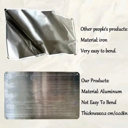 Outer Space Metal Sign Perfect for Astronaut-Themed Kids' Bedrooms