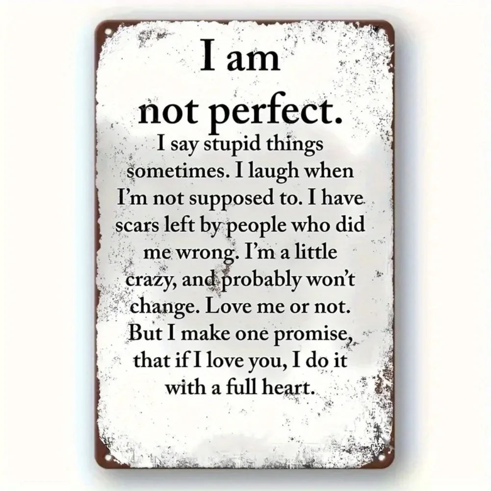 [Inspirational Metal Sign] Vintage, Easy Hang Wall Art