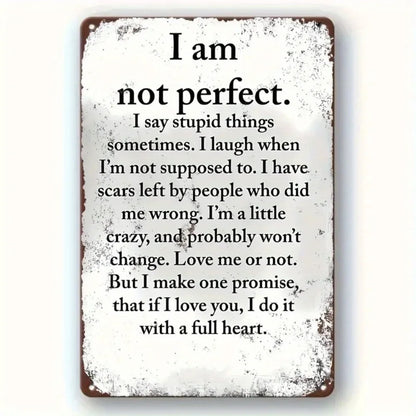 [Inspirational Metal Sign] Vintage, Easy Hang Wall Art