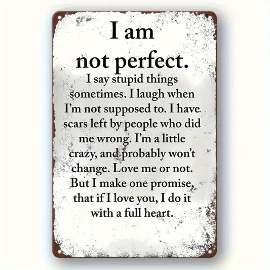 [Inspirational Metal Sign] Vintage, Easy Hang Wall Art