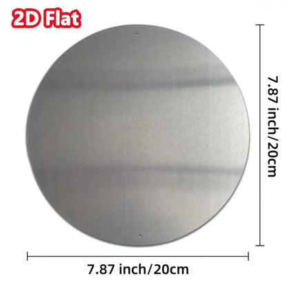 "Smiling Moon" Vintage Metal Tin Sign – Wall Art.