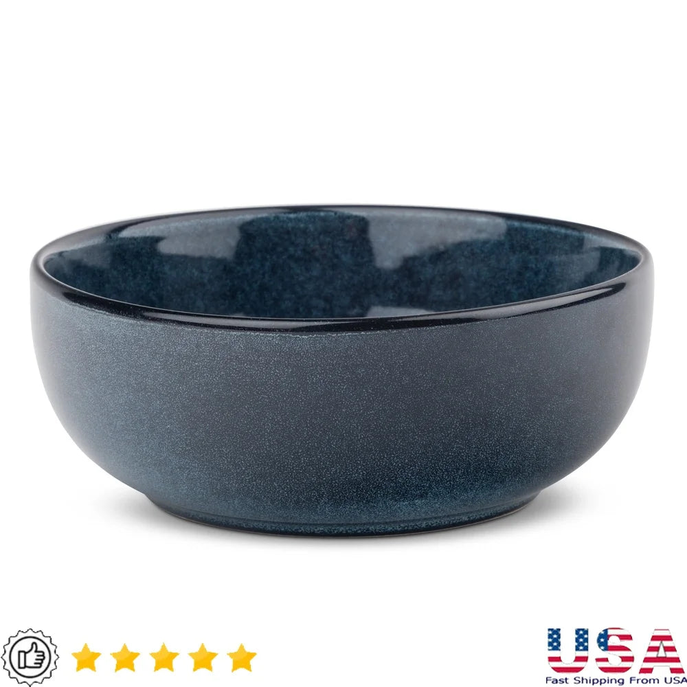 Stoneware Ceramic Bowl Durable Kitchen Essential Cooking Soups Stews