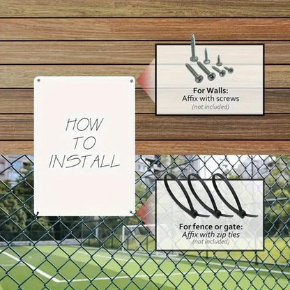 [Inspirational Metal Sign] Vintage, Easy Hang Wall Art