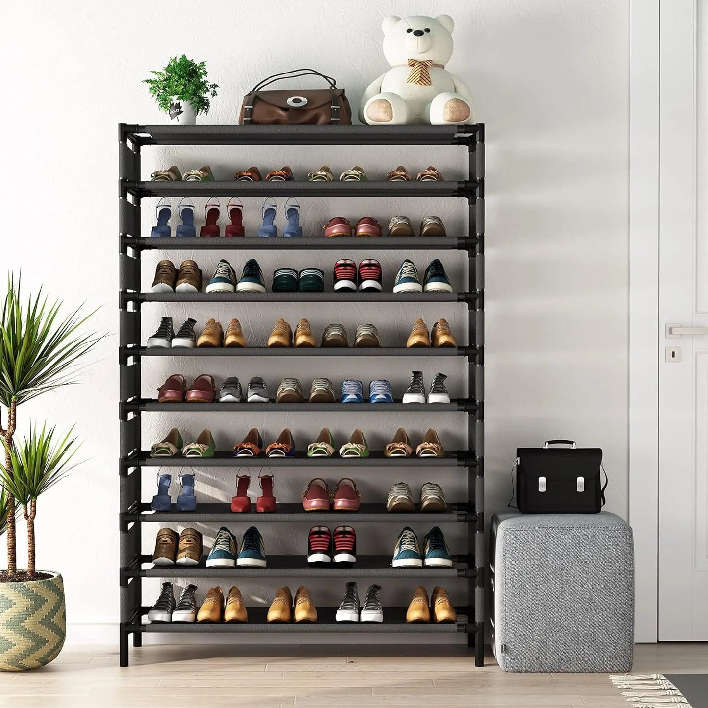 Large Capacity Organizer, Shelf for 50 Pairs of shoes