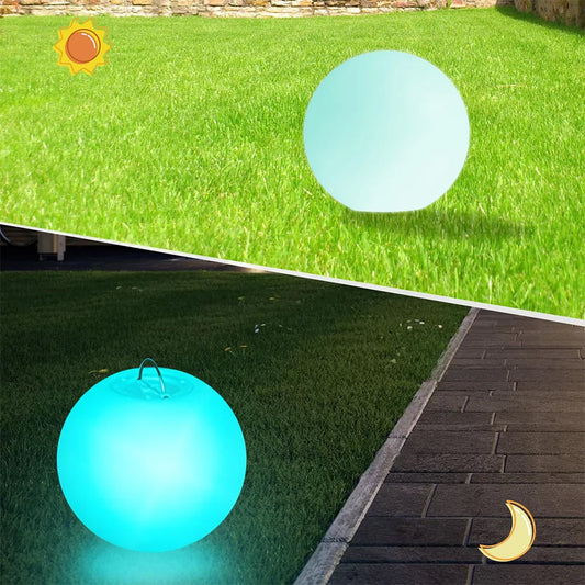 Swimming Pool Party Lamp 16 Colors  Waterproof  Luminous Ball for Garden Yard Pool Decor