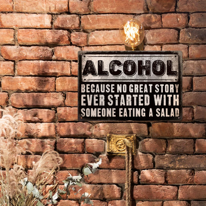 Alcohol Metal Signs  Plaque  Wall Art f