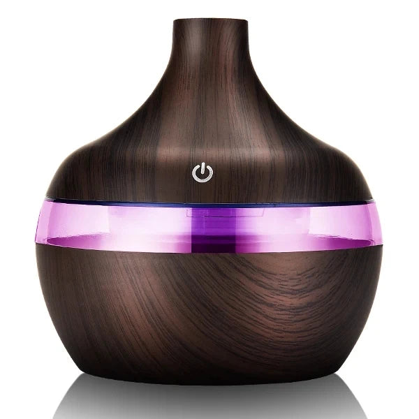 Diffuser Wood Ultrasonic Air Humidifier Essential Oil Aromatherapy Cool Mist Maker