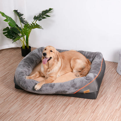 L XL 2XL 3XL Dog Bed Orthopedic Foam Pet Bed and Removable Cover