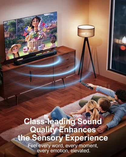 Soundbar, Peak Power 100W, 2-in-1 Detachable Bluetooth