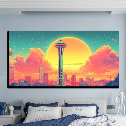 Poster Wall Art,  Seattle Washington