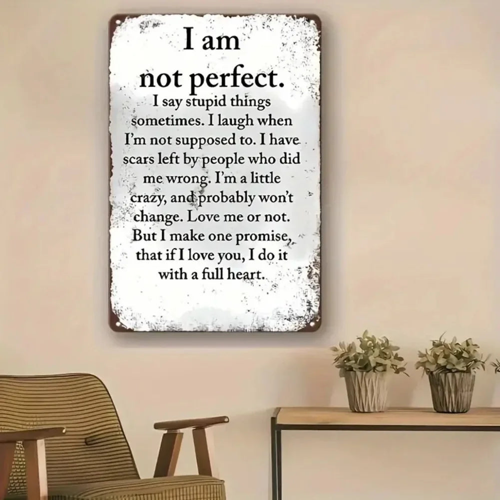 [Inspirational Metal Sign] Vintage, Easy Hang Wall Art