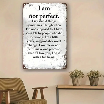 [Inspirational Metal Sign] Vintage, Easy Hang Wall Art