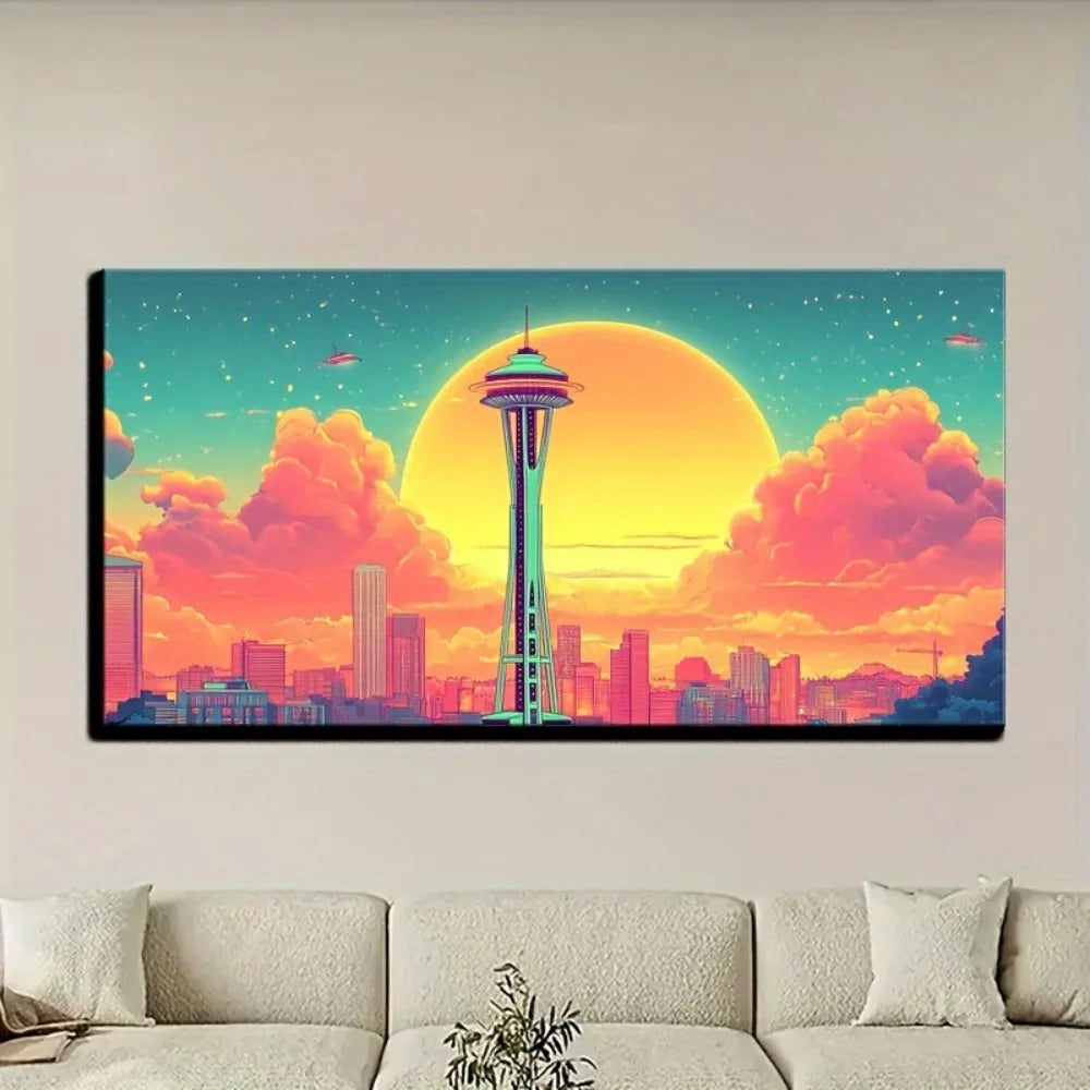 Poster Wall Art,  Seattle Washington
