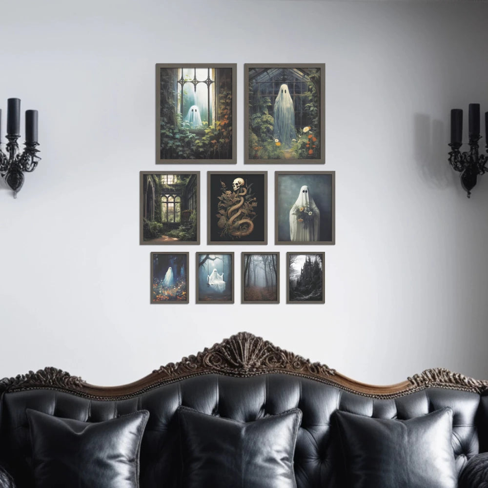 9pc Gothic Style Canvas Printin  wall decr