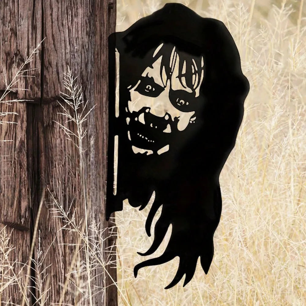 Gothic Witch Metal Wall Art - , Halloween
