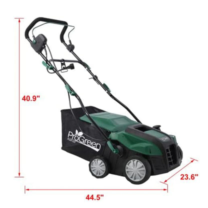 2-in-1 Electric Garden Scarifier & Dethatcher 15AMP Lawn Aerator