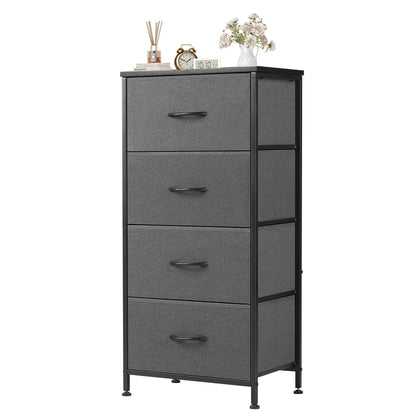 4 Fabric Drawer Cabinet with Steel Frame Assembly