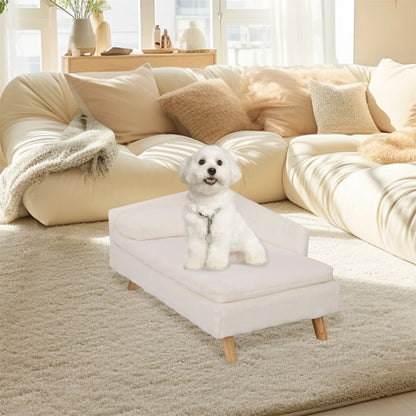 Elevated Pet Bed Waterproof, with Sturdy Wood Legs for Small Dog Kitten
