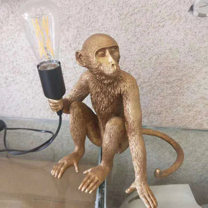 Sitting Monkey Light Indoor Table Lamp