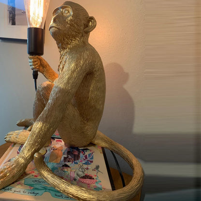 Sitting Monkey Light Indoor Table Lamp