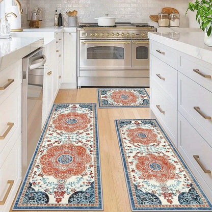 3 pcs set floor mat Bohemian style rugs kitchen carpet Non-slip